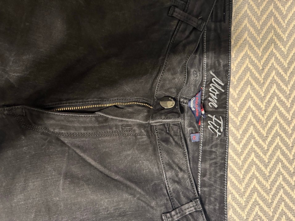 Gri Kadın Loose Fit Midi Denim Pantolon - Görsel 2