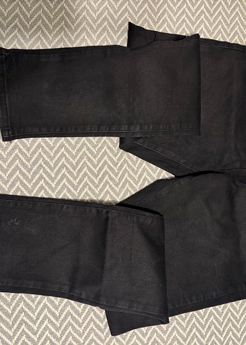 Siyah Regular Fit Midi Kadın Denim Pantolon tootpick - Görsel 2