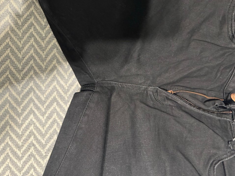 Siyah Regular Fit Midi Kadın Denim Pantolon tootpick - Görsel 3