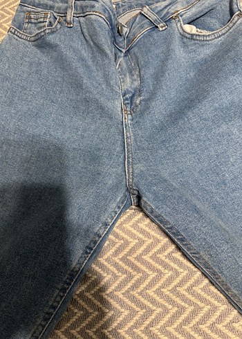 Kadın Mavi Denim Midi Boy Jean - Görsel 2