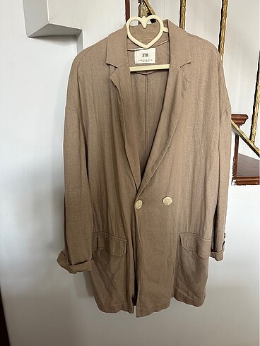 Stradivarius keten blazer