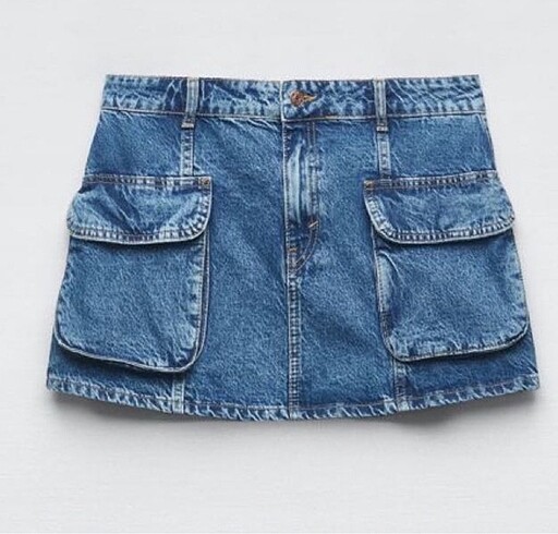 Zara Mini Kargo Etek