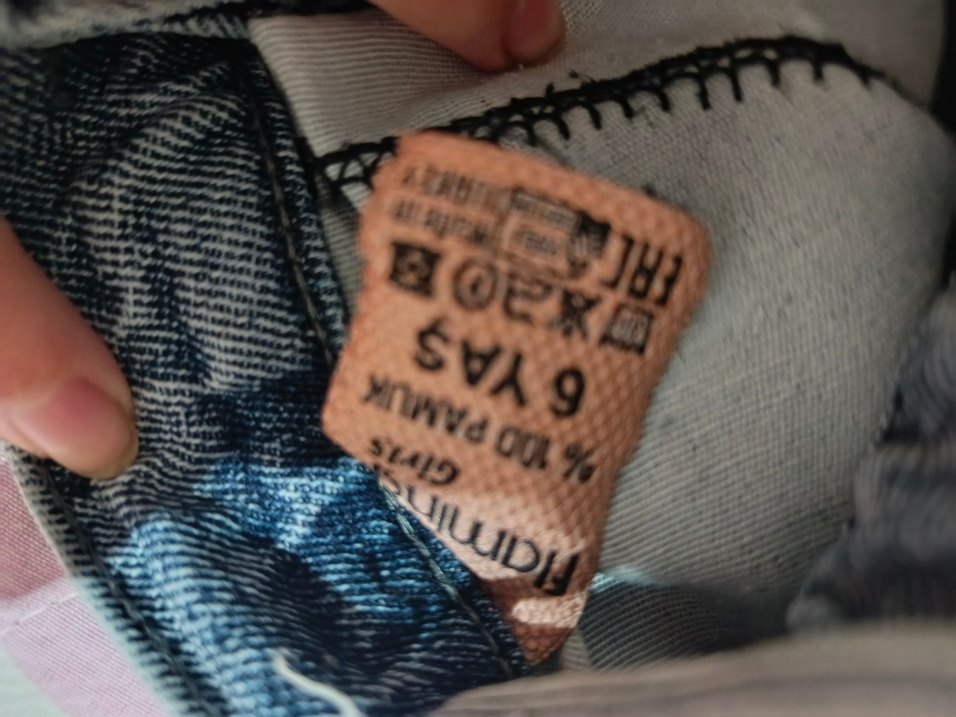 Kızlar için Rahat Kesim Denim Pantolon - Görsel 5