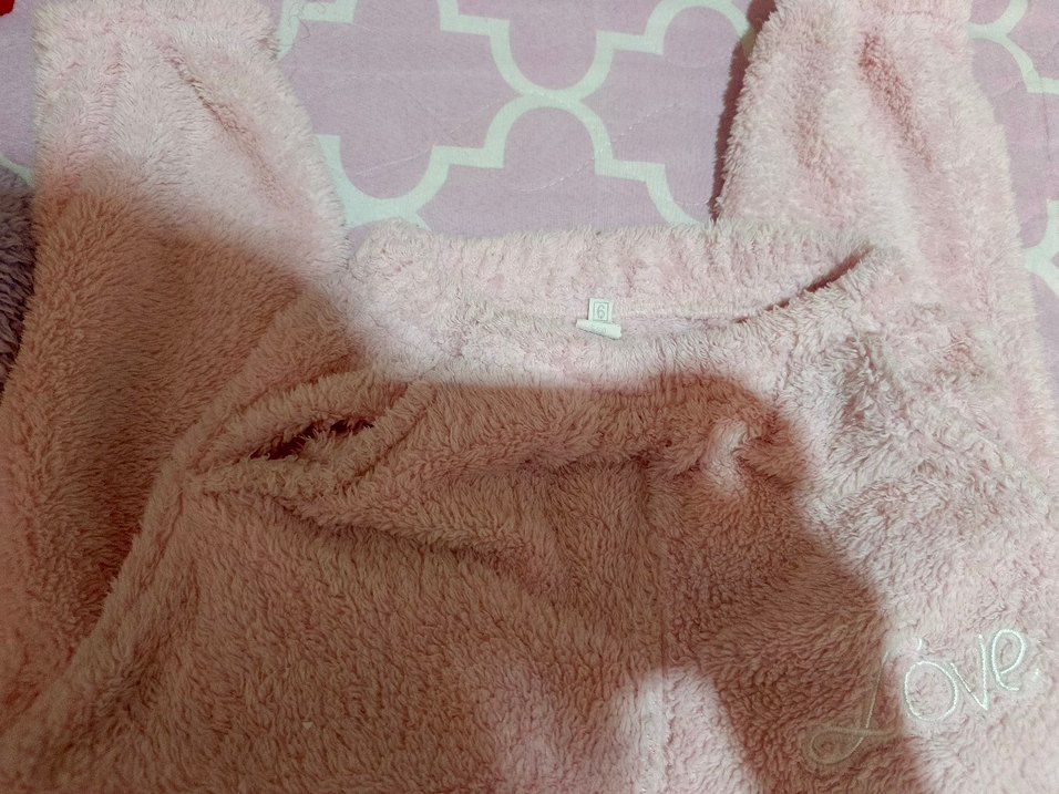 Pembe PeluşEşofman Altı - Görsel 4