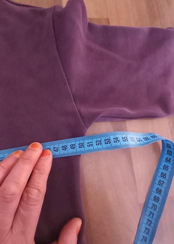 xs Beden mor Renk Mor Hummel Baskılı Kadın Sweatshirt
