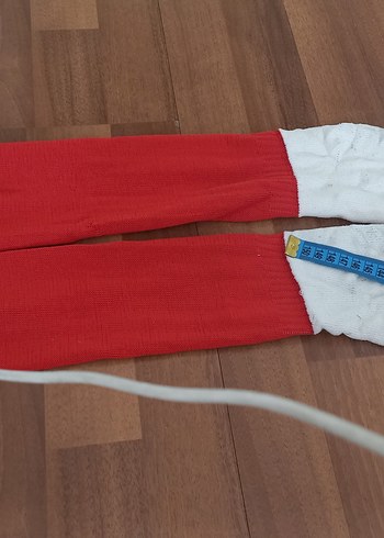 Sarı kırmızı 2 çift çorap çifti 29 - Görsel 4