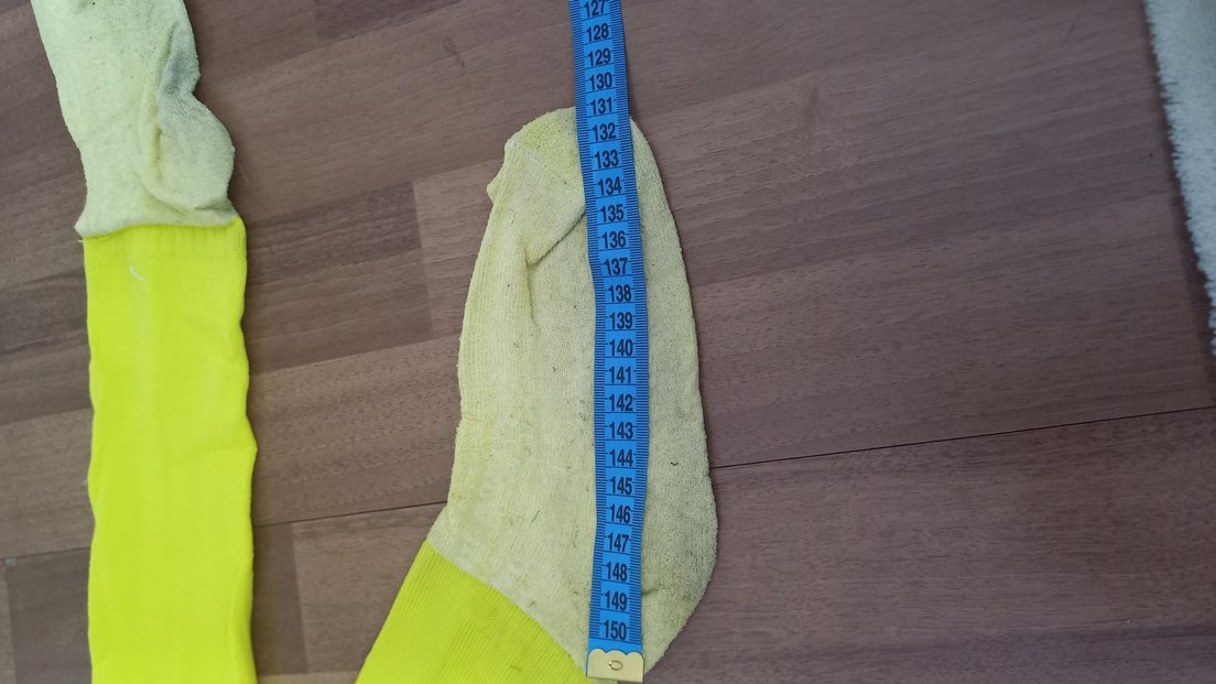 Sarı kırmızı 2 çift çorap çifti 29 - Görsel 2