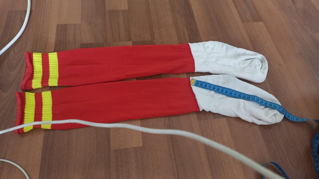 Sarı kırmızı 2 çift çorap çifti 29 - Görsel 4