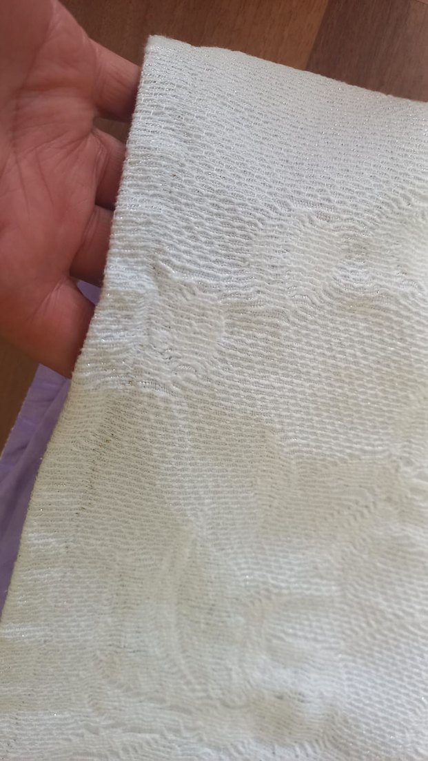 Mor Nakışlı Yastık Kılıfı ve pike - Görsel 5