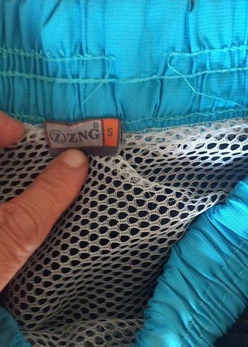 Erkek Mavi Mini Spor Şort. S beden - Görsel 5