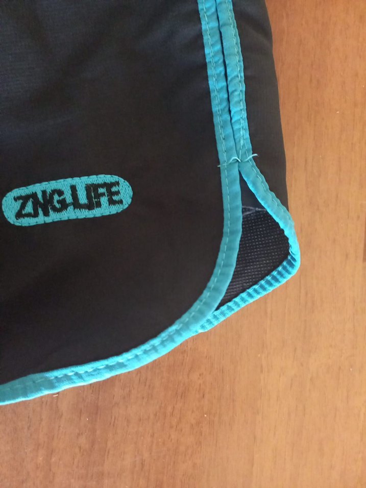 Erkek Mavi Mini Spor Şort. S beden - Görsel 3