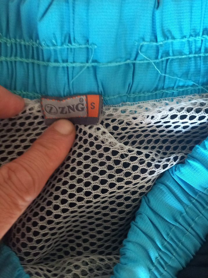 Erkek Mavi Mini Spor Şort. S beden - Görsel 5