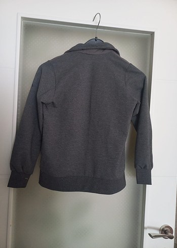 Diğer Gri Fermuarlı Erkek Çocuk Sweatshirt