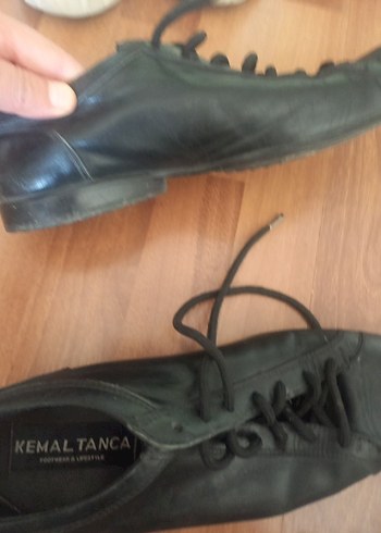 emal tanca marka Erkek Vintage Siyah Ayakkabı Bağcığı - Görsel 5