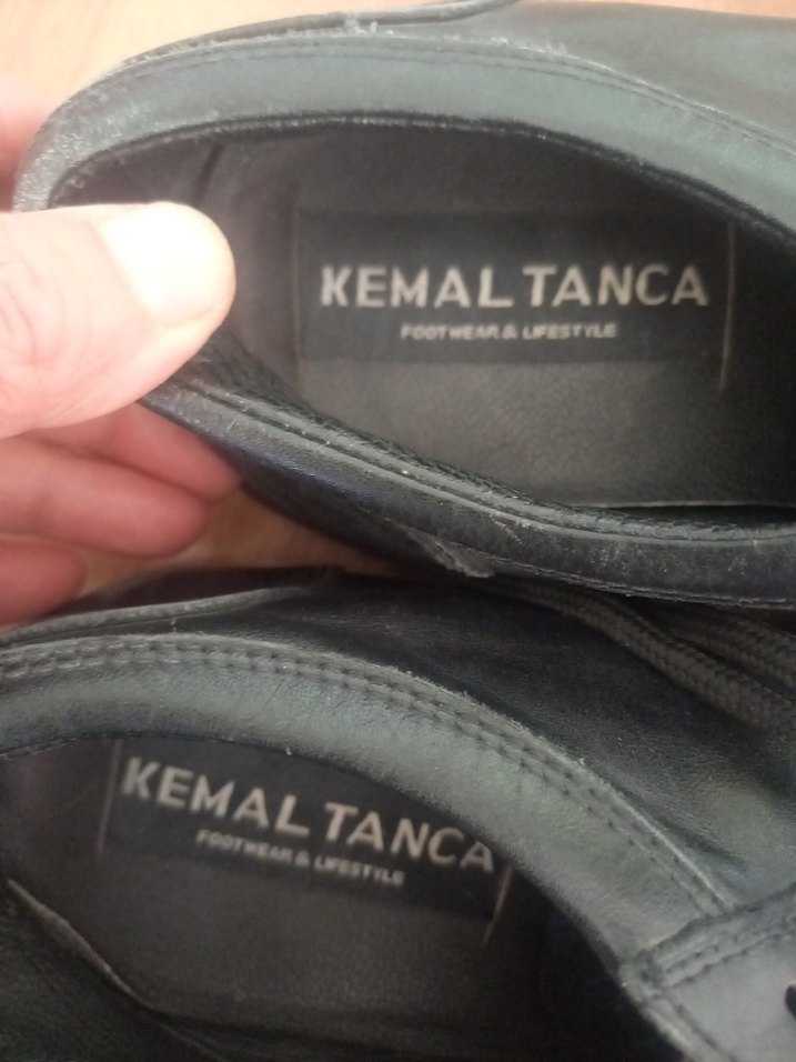 emal tanca marka Erkek Vintage Siyah Ayakkabı Bağcığı - Görsel 4