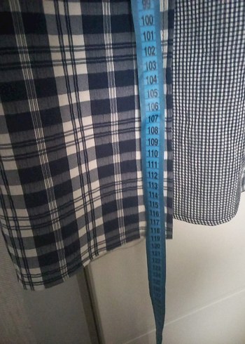 Gri Düğmeli Keten Hamile elbise - Görsel 6