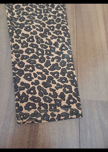 Kız Çocuk Leopar Desenli Tayt - Görsel 2