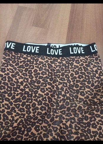 Kız Çocuk Leopar Desenli Tayt - Görsel 5