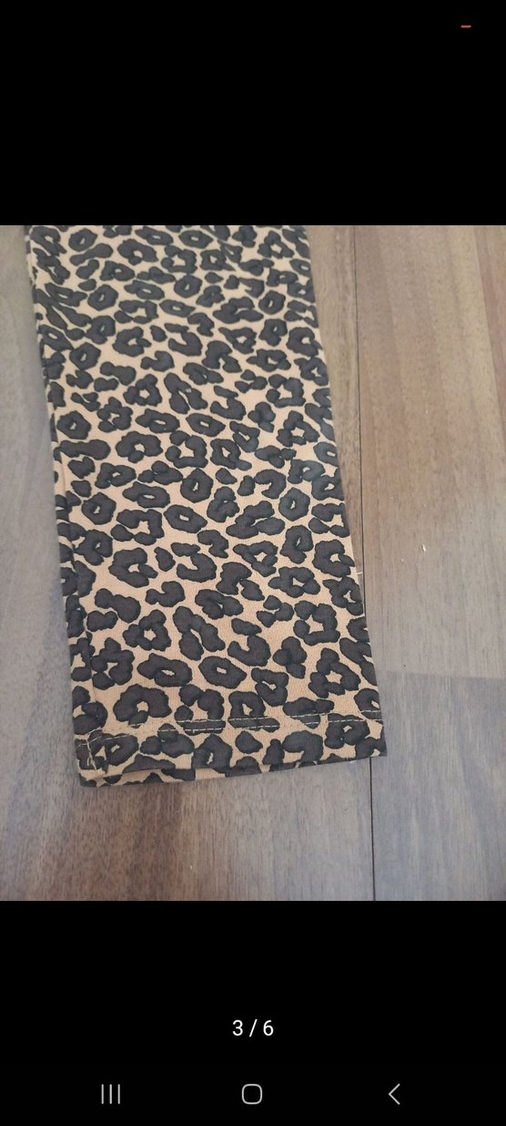 Kız Çocuk Leopar Desenli Tayt - Görsel 2