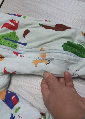 Çocuklar için Renkli Desenli Uyku Tulumu - Görsel 6