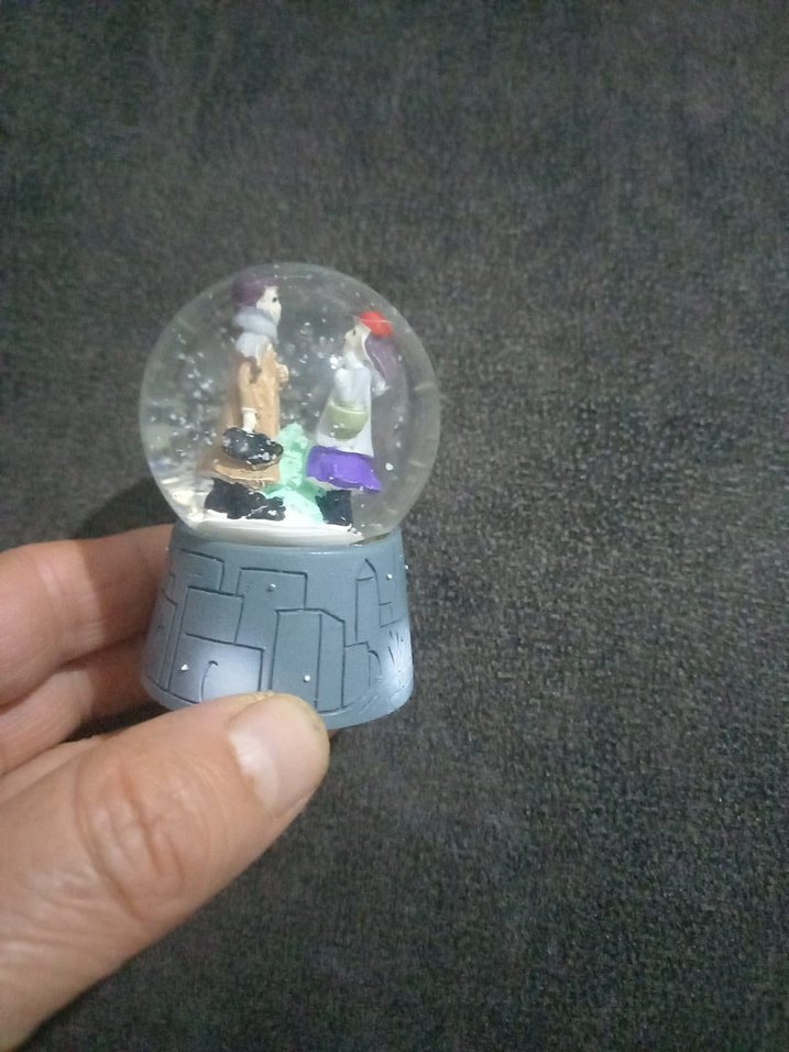 Renkli Kar Küresi Figürü minik - Görsel 3