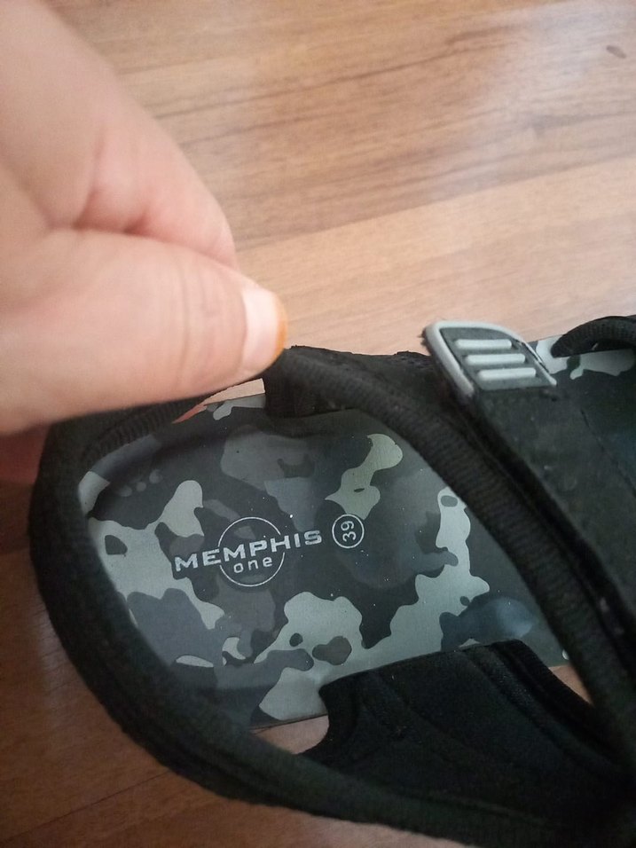 Kamuflaj Desenli Siyah Erkek Çocuk Sandalet - Görsel 4