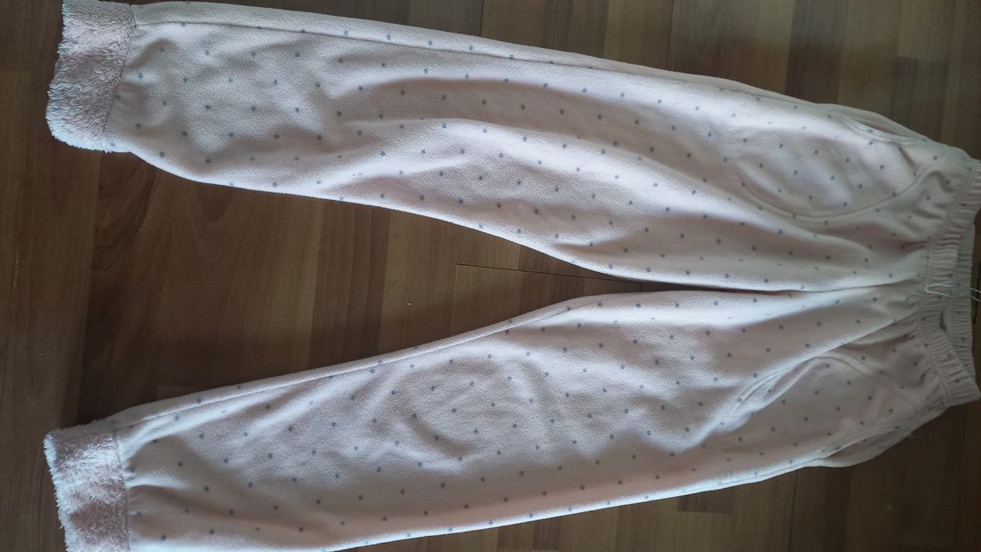 Pembe polar pijama altı - Görsel 5