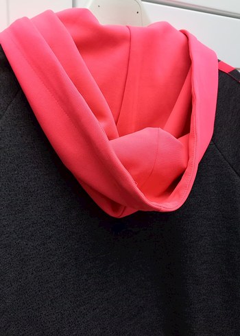 Hummel Pembe Kapüşonlu Fermuarlı Kadın Ceket - Görsel 3