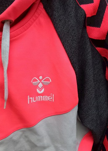 Hummel Pembe Kapüşonlu Fermuarlı Kadın Ceket - Görsel 4