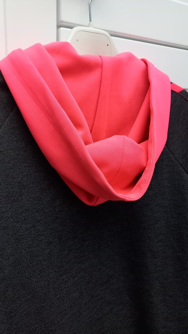 Hummel Pembe Kapüşonlu Fermuarlı Kadın Ceket - Görsel 3