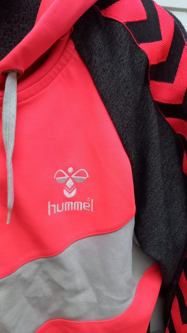 Hummel Pembe Kapüşonlu Fermuarlı Kadın Ceket - Görsel 4