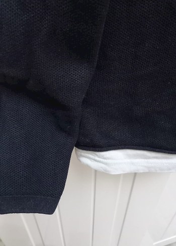 Erkek Siyah Regular Fit Polo Tişört.38.40. bedene uygun - Görsel 3