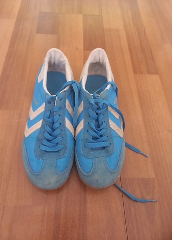 Hummel marka.Mavi Kadın Spor Ayakkabı Velcro Bağcıklı