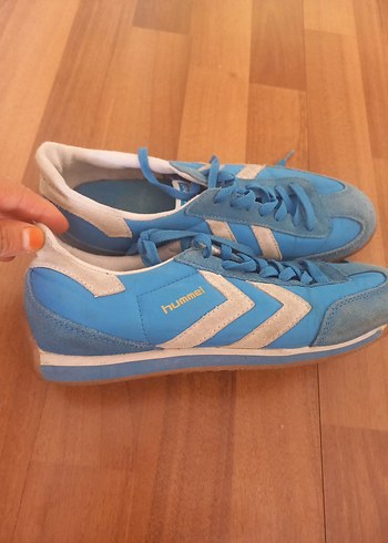 Hummel Hummel marka.Mavi Kadın Spor Ayakkabı Velcro Bağcıklı