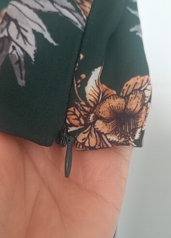 Uzun elbise 38.40 bedene uygun sıfır kullanılmamış çiçekli - Görsel 5