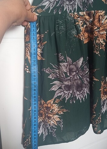 Uzun elbise 38.40 bedene uygun sıfır kullanılmamış çiçekli - Görsel 9