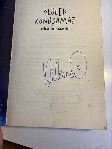 Ölüler konuşamaz(imzalı)
