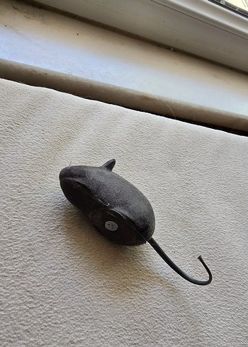 Gri Fare Figürü kedi oyuncağı - Görsel 3