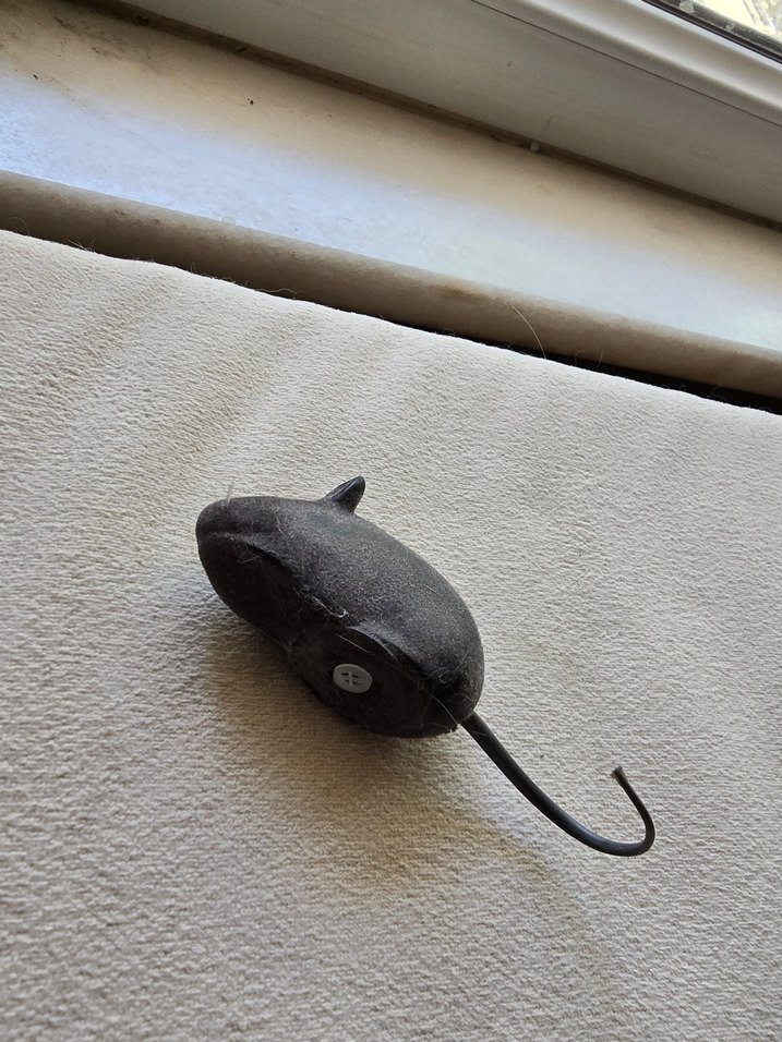 Gri Fare Figürü kedi oyuncağı - Görsel 3