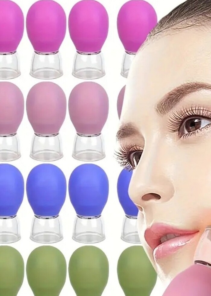 Silikon Yüz masajı vakumu  - Görsel 3