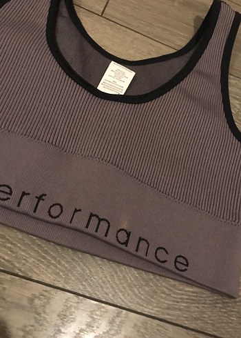 m Beden mor Renk Calvin Klein Baskılı Mini Spor Sütyeni