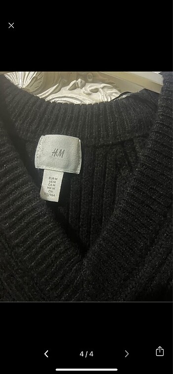 m Beden siyah Renk H&M SiyaH ÖrgüLü Elbise