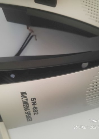 Siyah Müzik Sistemi Hoparlör Parçaları - Görsel 8