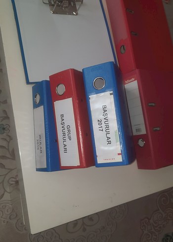 Kırmızı ve Mavi Dosya Seti - Görsel 14