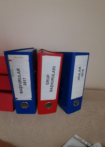 Kırmızı ve Mavi Dosya Seti - Görsel 16