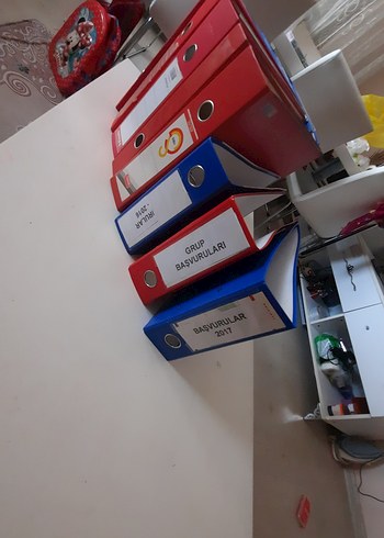 Kırmızı ve Mavi Dosya Seti - Görsel 19