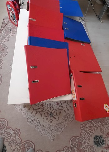 Kırmızı ve Mavi Dosya Seti - Görsel 12