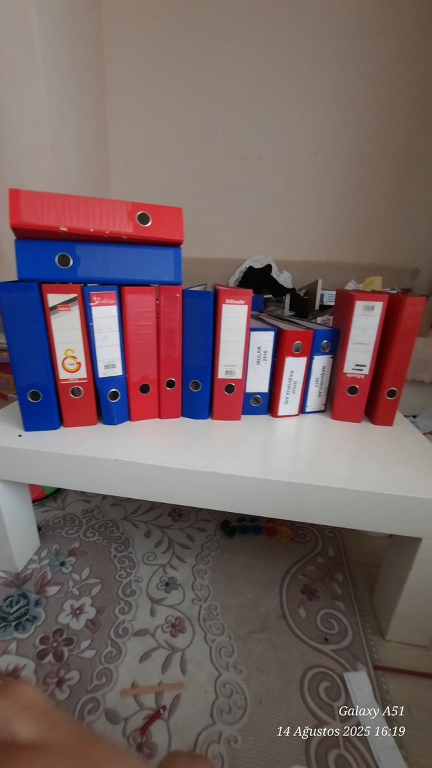 Kırmızı ve Mavi Dosya Seti - Görsel 3