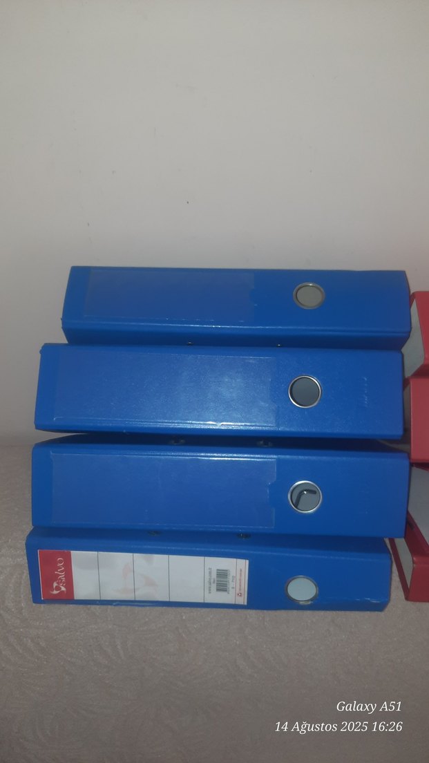 Kırmızı ve Mavi Dosya Seti - Görsel 4