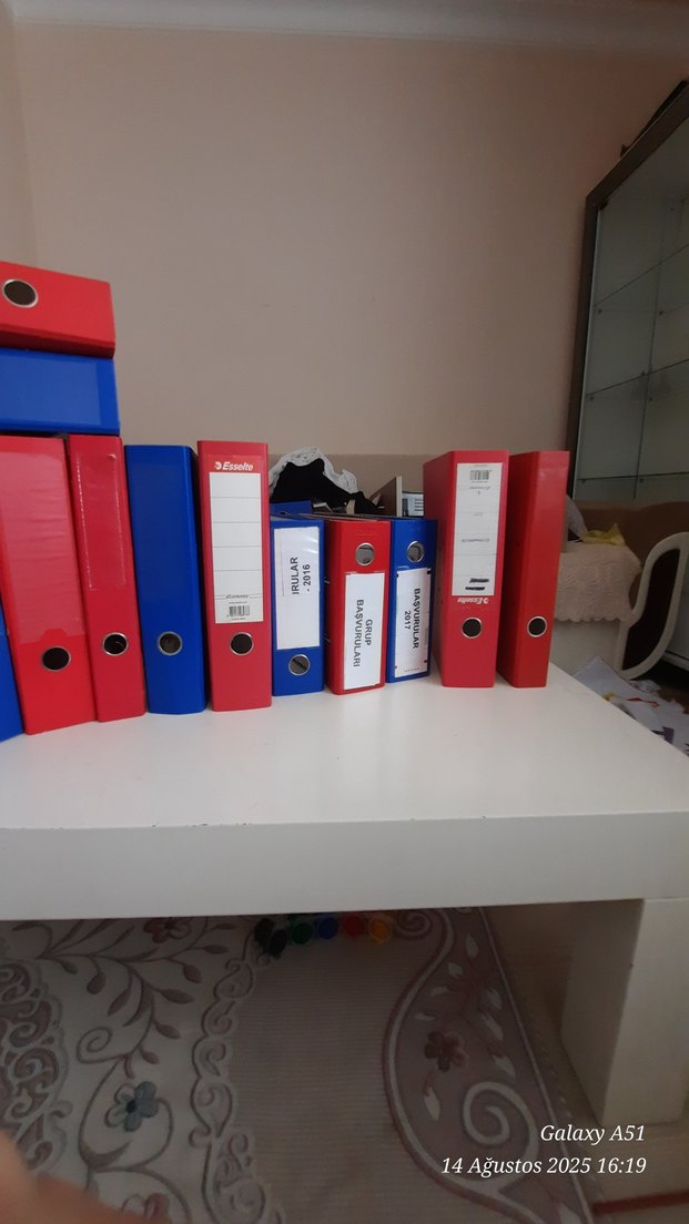 Kırmızı ve Mavi Dosya Seti - Görsel 2